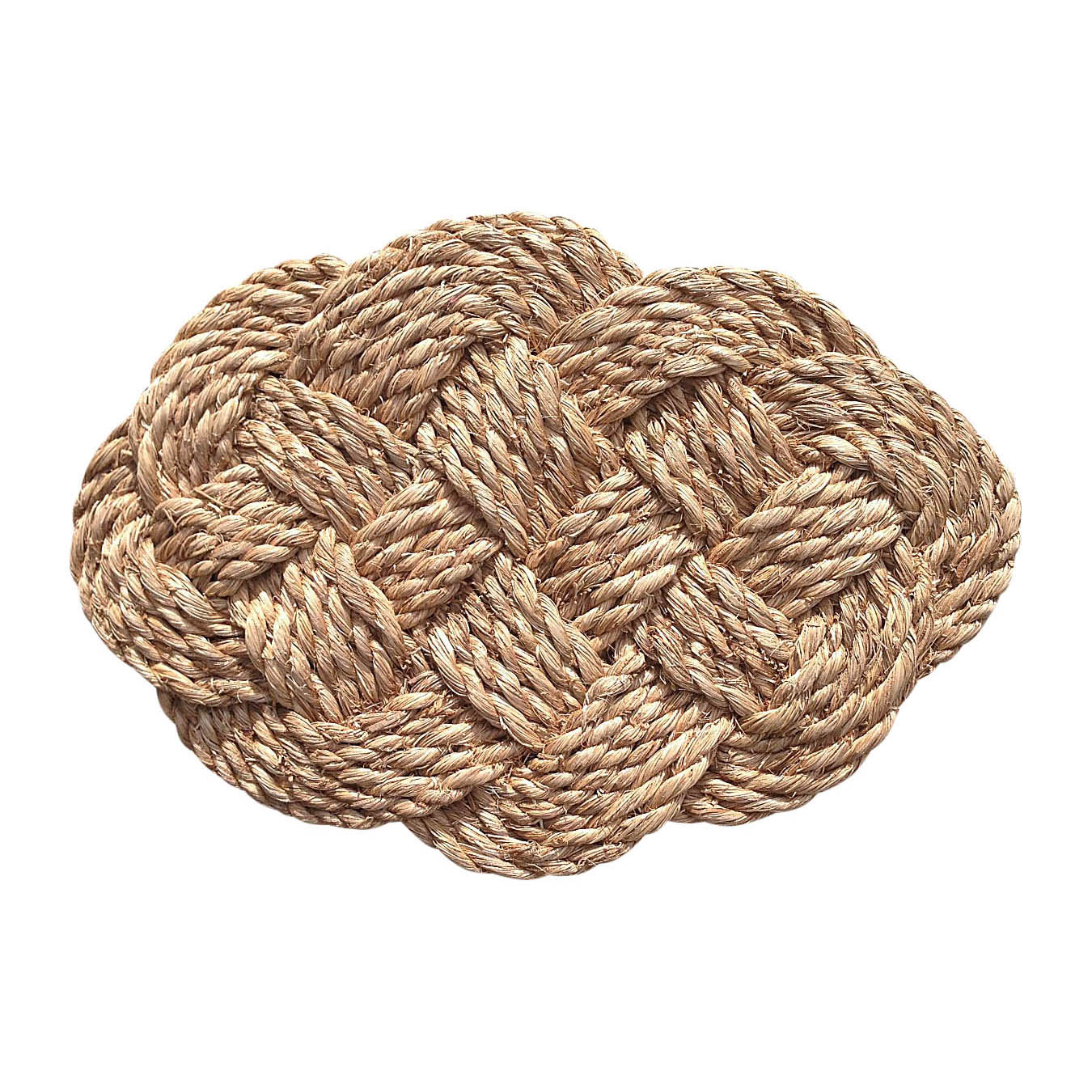 Oval Abaca Doormat (35" x 23) (Free Shipping)