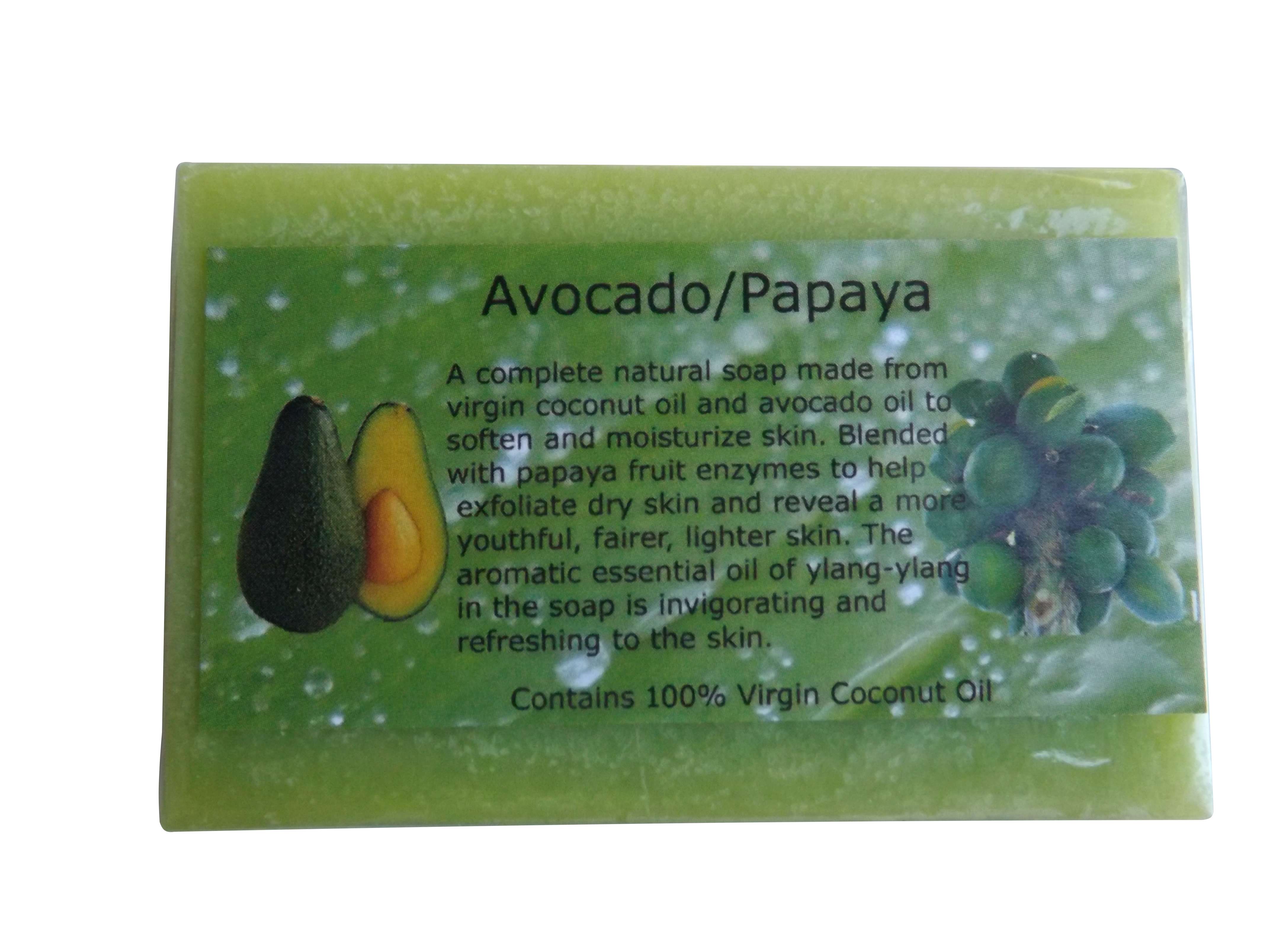 Natural Coconut Oil Soap with Avacado/Papaya